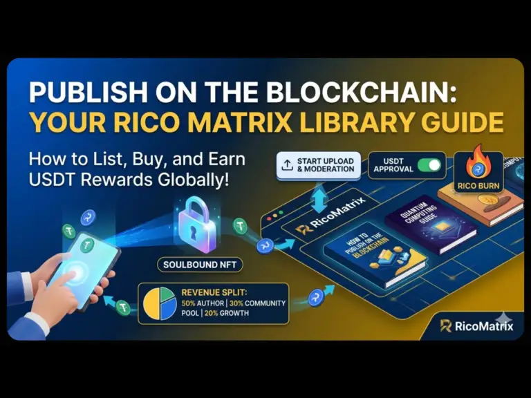 How to Publish on the Blockchain with RicoMatrix